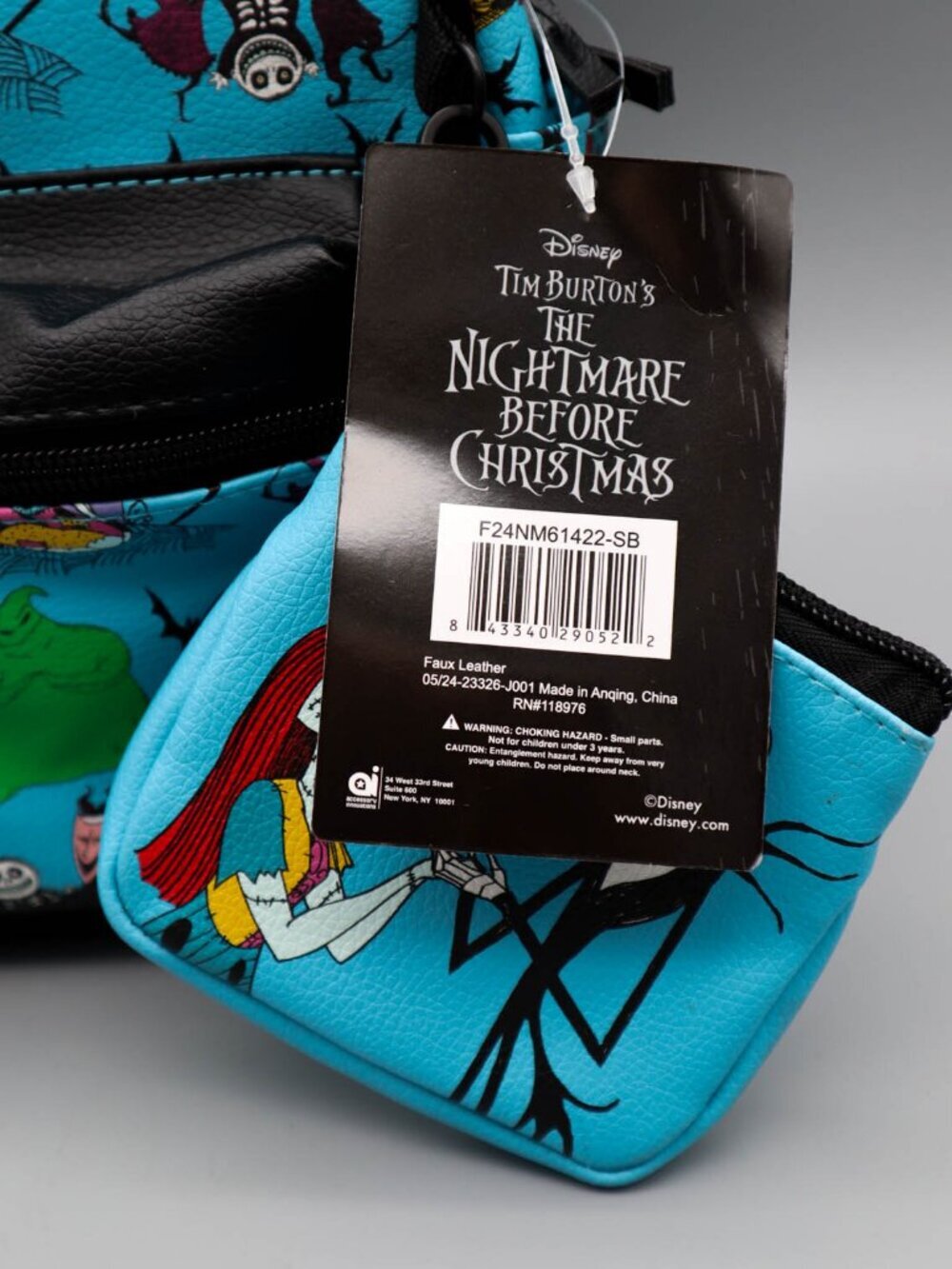 Disney The Nightmare Before Christmas Mini Backpack Purse 30th Anniversary NEW - Picture 7 of 8